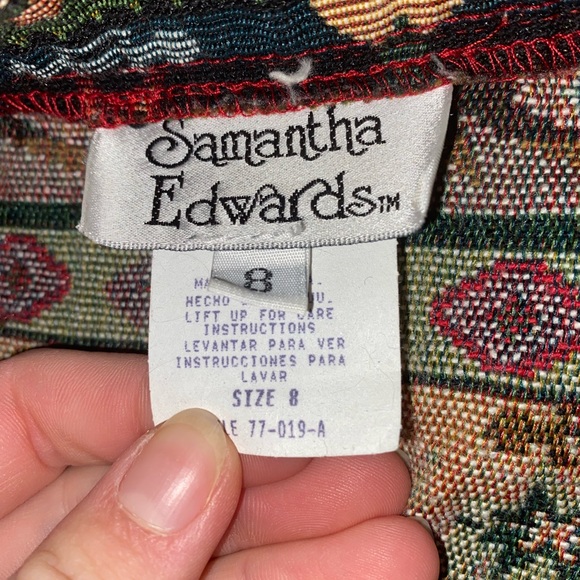 Vintage tapestry wrap skirt - Picture 11 of 13